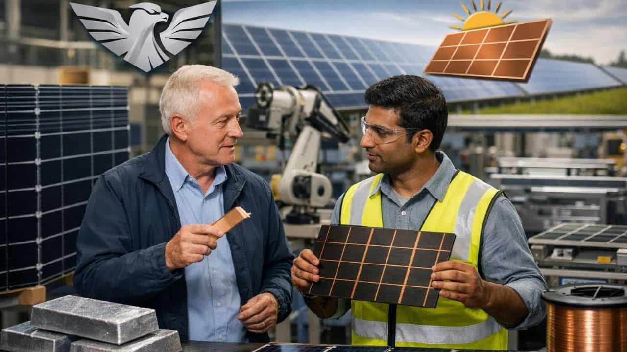Will solar panels be made of copper